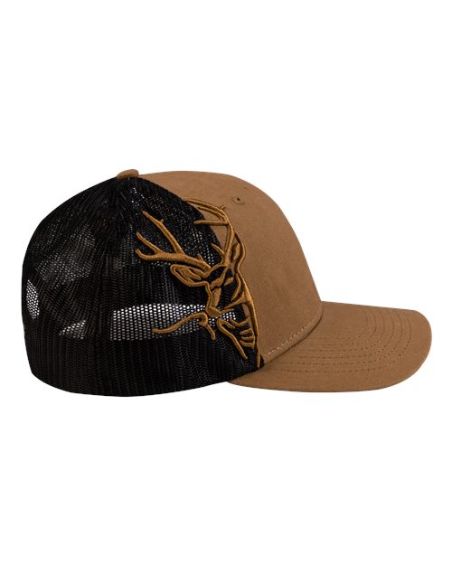 DRI DUCK 3321 3D Buck Pro Cap - Saddle Mesh - side