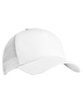 econscious EC7094 Five-Panel Trucker Cap - White - side