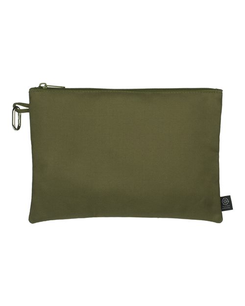 econscious EC8709 Grove Go-Go Pouch With Carabiner - Olive - front