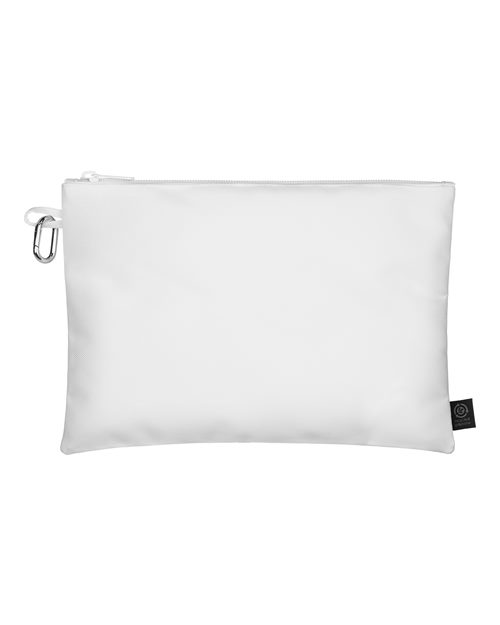 econscious EC8709 Grove Go-Go Pouch With Carabiner - White - front