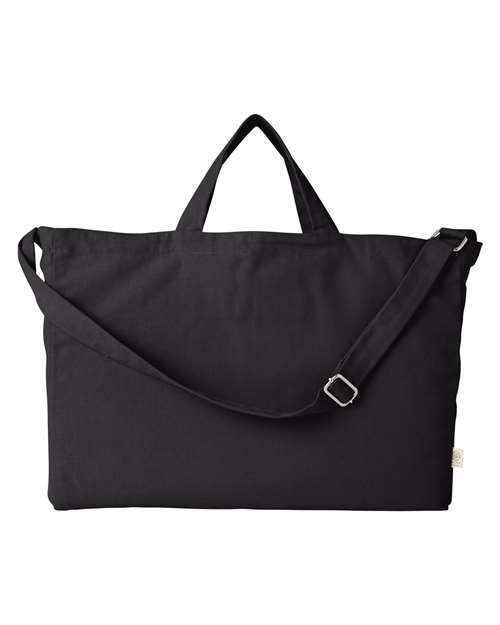 econscious EC8207 Reclaimist Fiber G2G Tote - Black - front