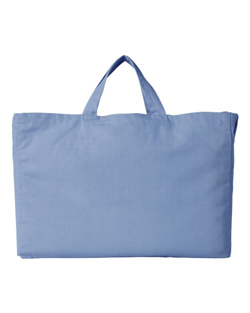 econscious EC8207 Reclaimist Fiber G2G Tote - Elemental Blue - back