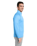 vineyard vines K002709 Men's Sankaty Quarter-Zip Pullover - Ocean Breeze - model side