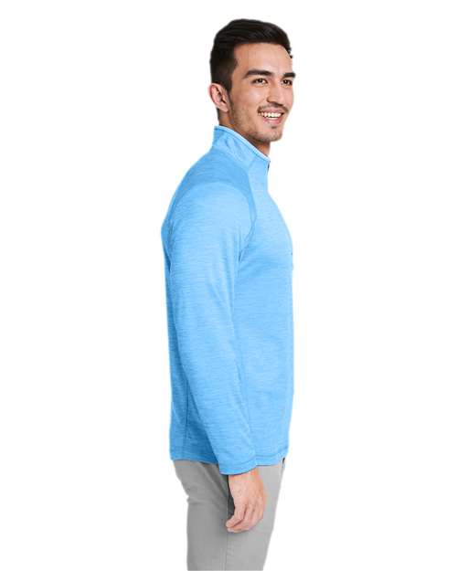 vineyard vines K002709 Men's Sankaty Quarter-Zip Pullover - Ocean Breeze - model side