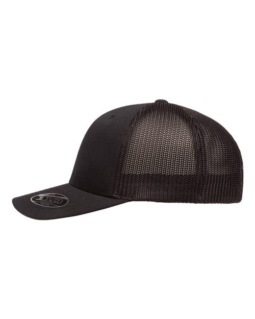 Flexfit 110R 110 Recycled Mesh Cap - Black - side