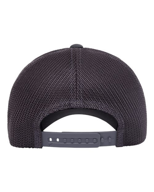 Flexfit 110R 110 Recycled Mesh Cap - Charcoal - back