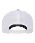 Flexfit 110R 110 Recycled Mesh Cap - Charcoal/ White - back
