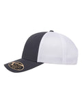Flexfit 110R 110 Recycled Mesh Cap - Charcoal/ White - side