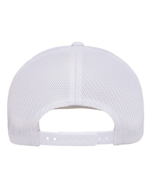 Flexfit 110R 110 Recycled Mesh Cap - White - back