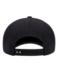 Flexfit 180AP Delta Snapback Perforated Cap - Black - back