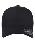 Flexfit 180AP Delta Snapback Perforated Cap - Black - front