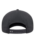 Flexfit 180AP Delta Snapback Perforated Cap - Dark Grey - back