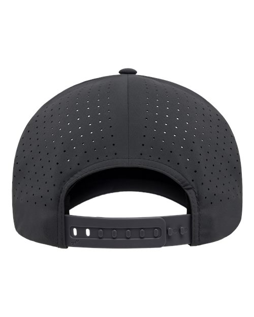 Flexfit 180AP Delta Snapback Perforated Cap - Dark Grey - back