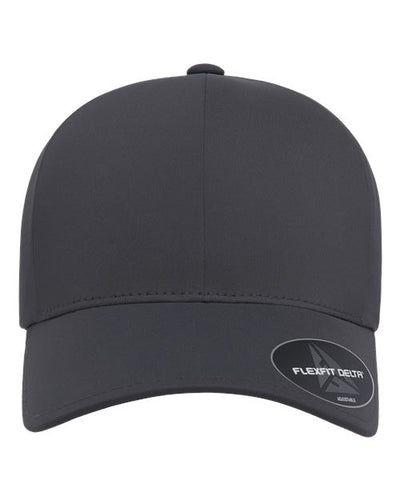 Flexfit 180AP Delta Snapback Perforated Cap - Dark Grey - front