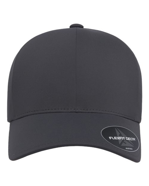 Flexfit 180AP Delta Snapback Perforated Cap - Dark Grey - front