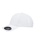 Flexfit 180AP Delta Snapback Perforated Cap - White - side