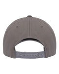 Yupoong 5079 Retro Cotton Blend Snapback Cap - Grey - back