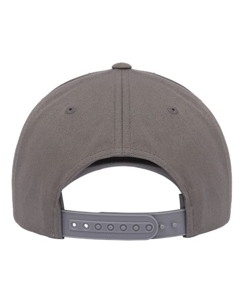 Yupoong 5079 Retro Cotton Blend Snapback Cap - Grey - back
