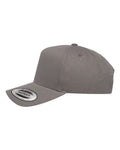 Yupoong 5079 Retro Cotton Blend Snapback Cap - Grey - side