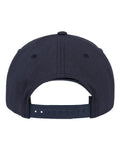 Yupoong 5079 Retro Cotton Blend Snapback Cap - Navy - back