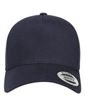 Yupoong 5079 Retro Cotton Blend Snapback Cap - Navy - front