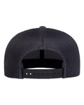 Yupoong 6609 Retro High Profile Trucker Cap - Charcoal - back