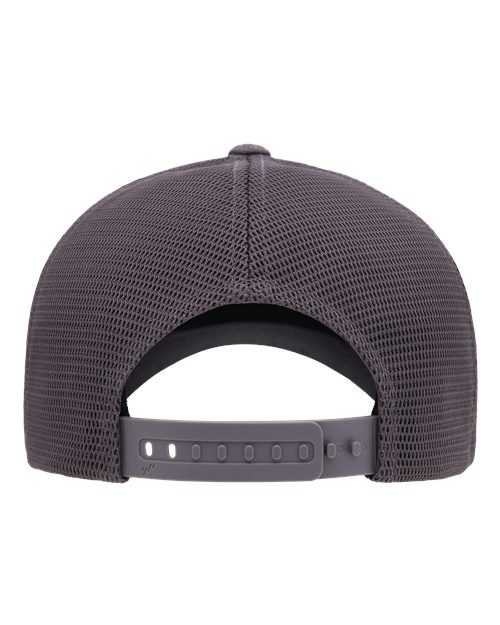 Flexfit 110M 110 Mesh-Back Cap - Dark Heather Grey - back