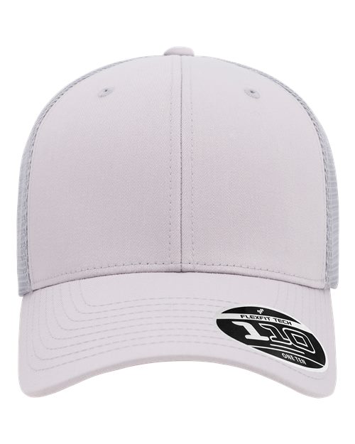 Flexfit 110M 110 Mesh-Back Cap - Silver - front