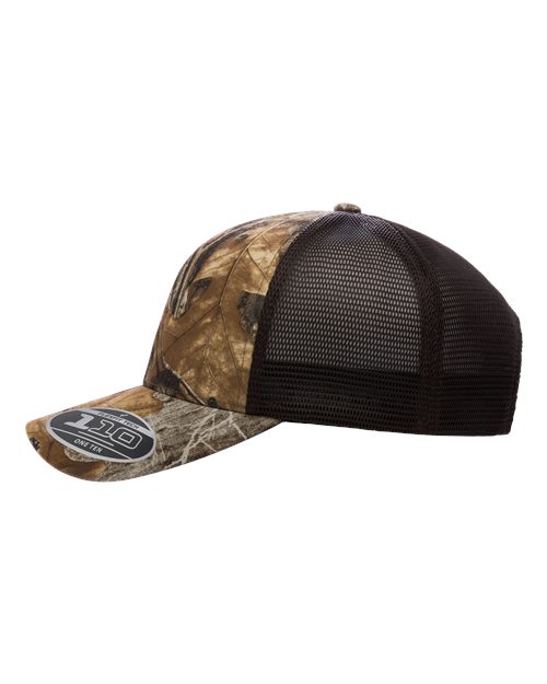 Flexfit 110M 110 Mesh-Back Cap - Realtree Edge/ Brown - side