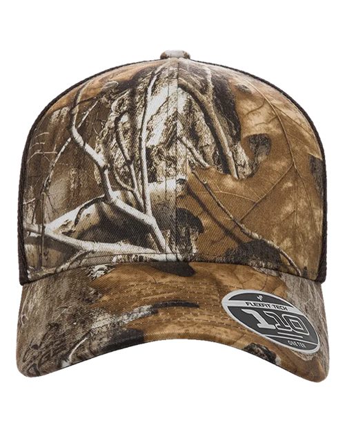 Flexfit 110M 110 Mesh-Back Cap - Realtree Edge/ Brown - front