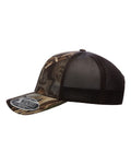 Flexfit 110M 110 Mesh-Back Cap - Realtree Max7/ Brown - side