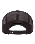 Yupoong 6606 Retro Trucker Cap - Realtree Edge/ Brown - back