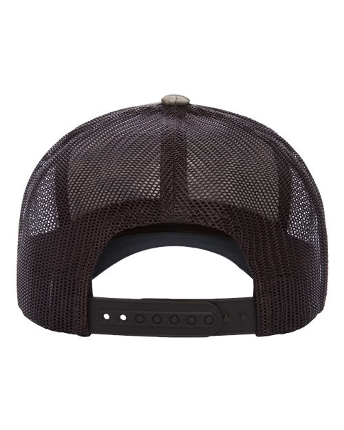 Yupoong 6606 Retro Trucker Cap - Realtree Max7/ Brown - back
