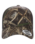 Yupoong 6606 Retro Trucker Cap - Realtree Max7/ Brown - front