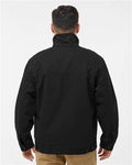 Dri Duck 5028 Maverick Boulder Cloth Jacket with Blanket Lining - Black - model back