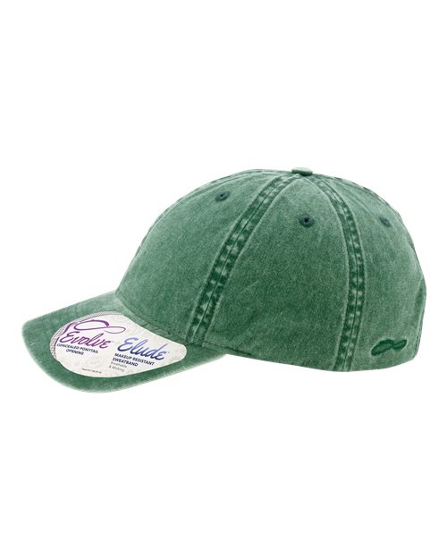 Infinity Her CASSIE Women's Pigment-Dyed with Fashion Undervisor Cap - Jade/ Daisy - side
