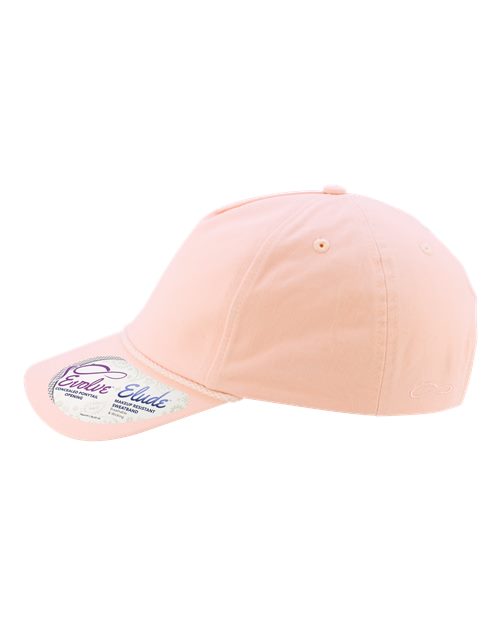 Infinity Her MAYA Women's Five-Panel Rope Cap - Pink Sorbet/ Floral - side