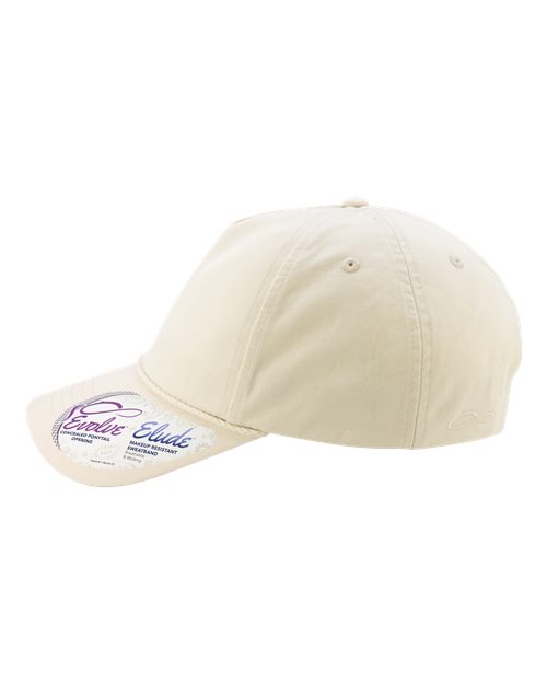 Infinity Her MAYA Women's Five-Panel Rope Cap - Vanilla/ Longhorn - side