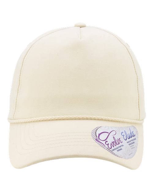 Infinity Her MAYA Women's Five-Panel Rope Cap - Vanilla/ Longhorn - front