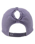Infinity Her MAYA Women's Five-Panel Rope Cap - Violet/ Snow Leopard - back