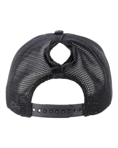 Infinity Her JO Women's Corduroy Cap - Black / Black Leopard/ Black - back