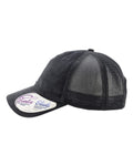 Infinity Her JO Women's Corduroy Cap - Black / Black Leopard/ Black - side