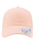 Infinity Her JO Women's Corduroy Cap - Pink Sorbet/ Floral/ Pink Sorbet - front