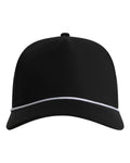 Imperial 5054U The Harrison Cap - Black/ White - front
