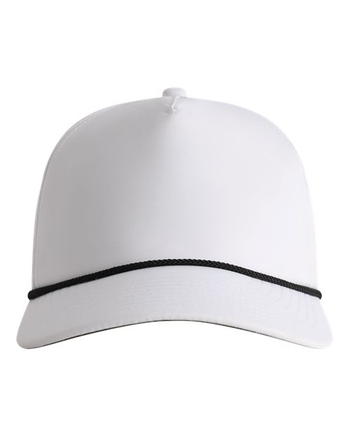 Imperial 5054U The Harrison Cap - White/ Black - front