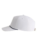 Imperial 5054U The Harrison Cap - White/ Navy - side
