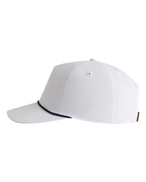 Imperial 5054U The Harrison Cap - White/ Navy - side