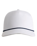 Imperial 5054U The Harrison Cap - White/ Navy - front
