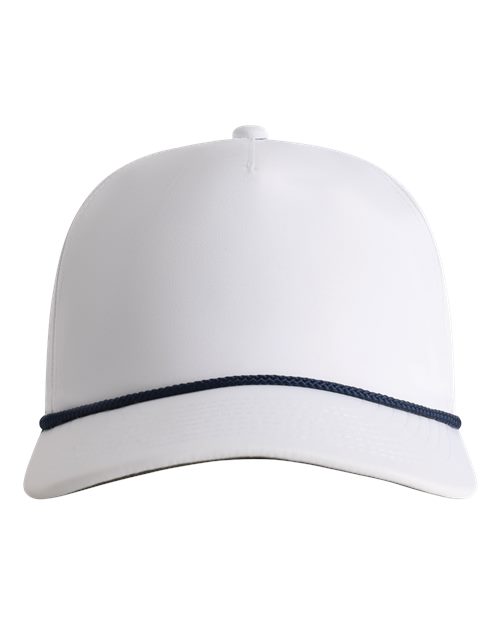 Imperial 5054U The Harrison Cap - White/ Navy - front