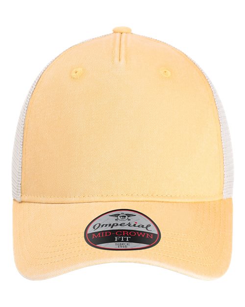 Imperial X240M The Gambit Mesh Back Cap - Apricot/ Stone - front